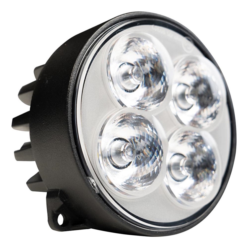 LED Bodové svietidlo pre traktor BLACK LED/20W/10-30V IP69 5700K okrúhly