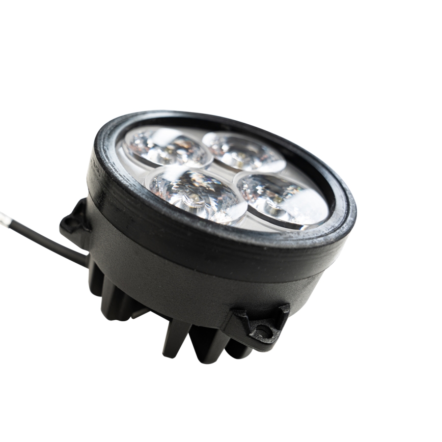 LED Bodové svietidlo pre traktor BLACK LED/20W/10-30V IP69 5700K okrúhly