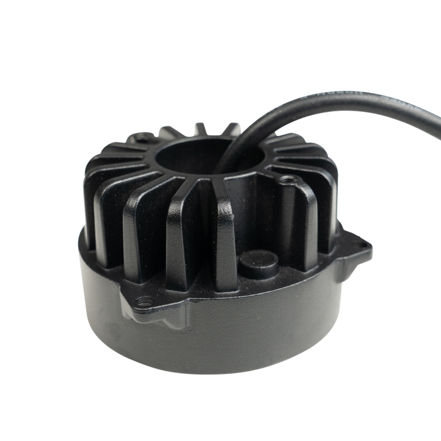 LED Bodové svietidlo pre traktor BLACK LED/20W/10-30V IP69 5700K okrúhly