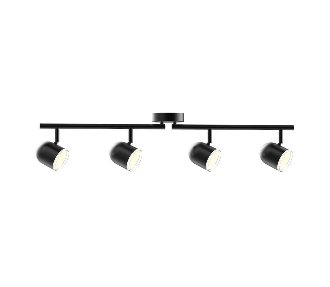 LED Bodové svietidlo RAWI 4xLED/4,2W/230V čierna