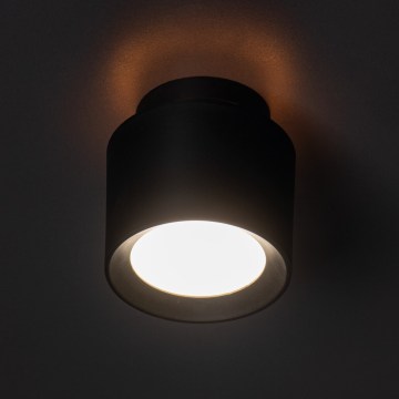 LED bodové svietidlo SONOR LED/6W/230V 3000/4000/5700K + LED/1,5W 2200K priem. 9 cm čierna