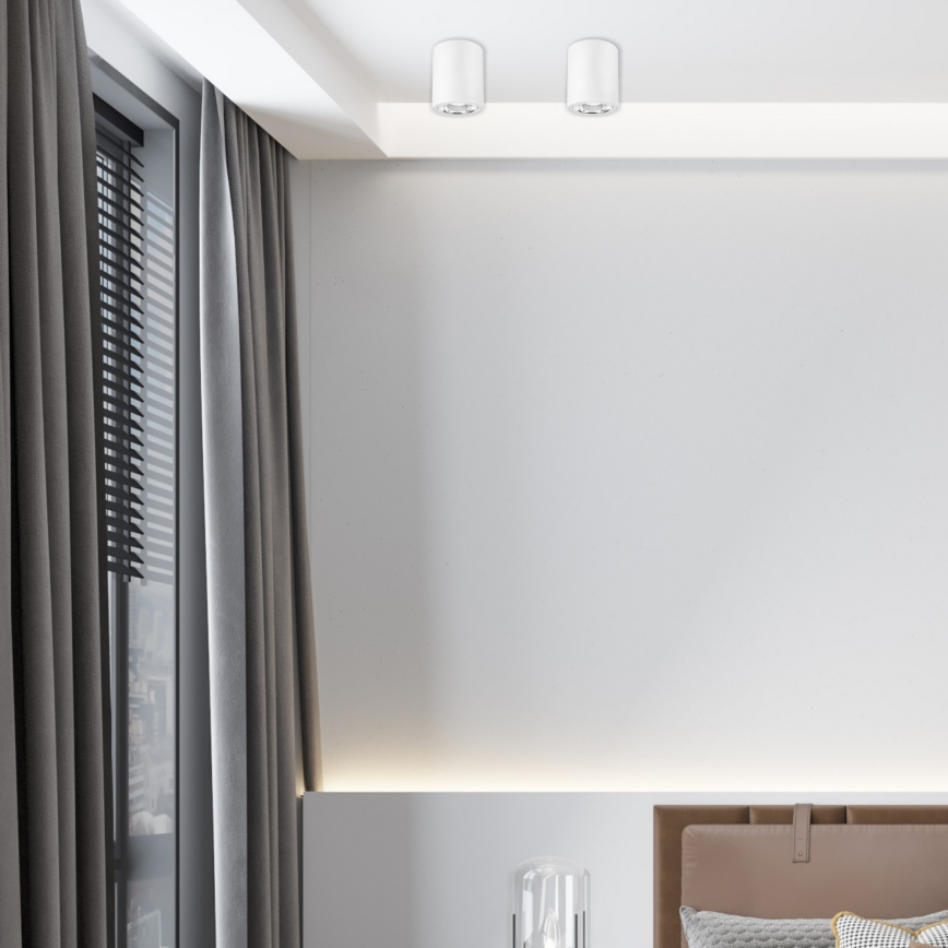LED Bodové svietidlo TACO 1xE27/15W/230V biela