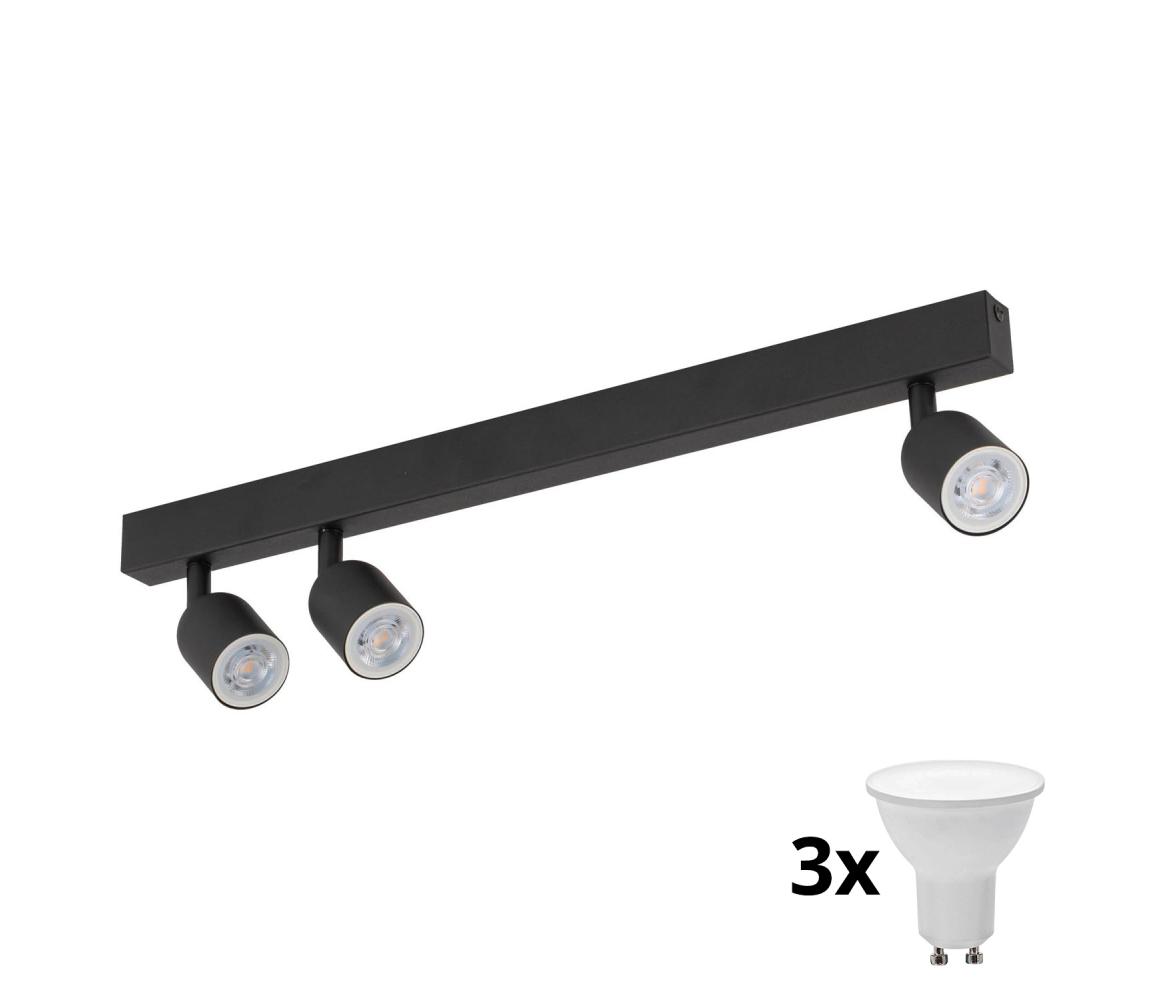 LED bodové svietidlo TOP 3xGU10/10W/230V čierne 4762