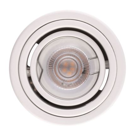 LED Bodové svietidlo TUBA 1xGU10/5W/230V 2700K biela