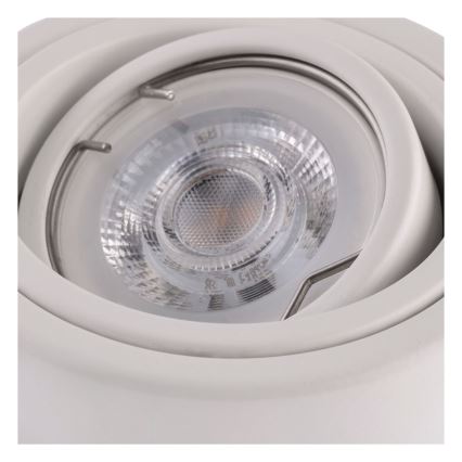 LED Bodové svietidlo TUBA 1xGU10/5W/230V 2700K biela