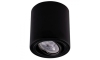 LED Bodové svietidlo TUBA 1xGU10/5W/230V 2700K čierna