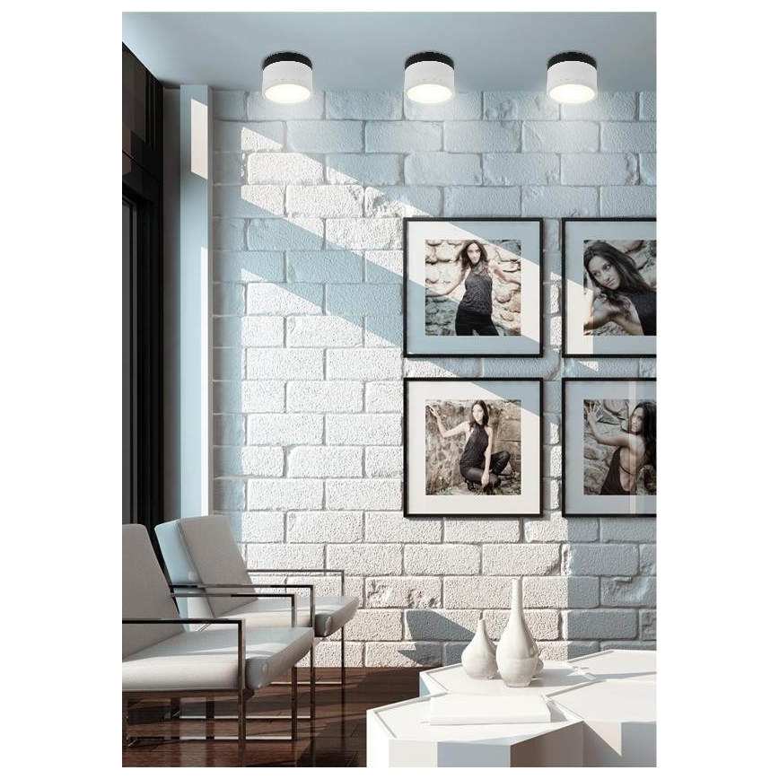 LED Bodové svietidlo TUBA LED/9W/230V biela/čierna