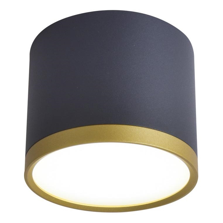 LED Bodové svietidlo TUBA LED/9W/230V čierna/zlatá