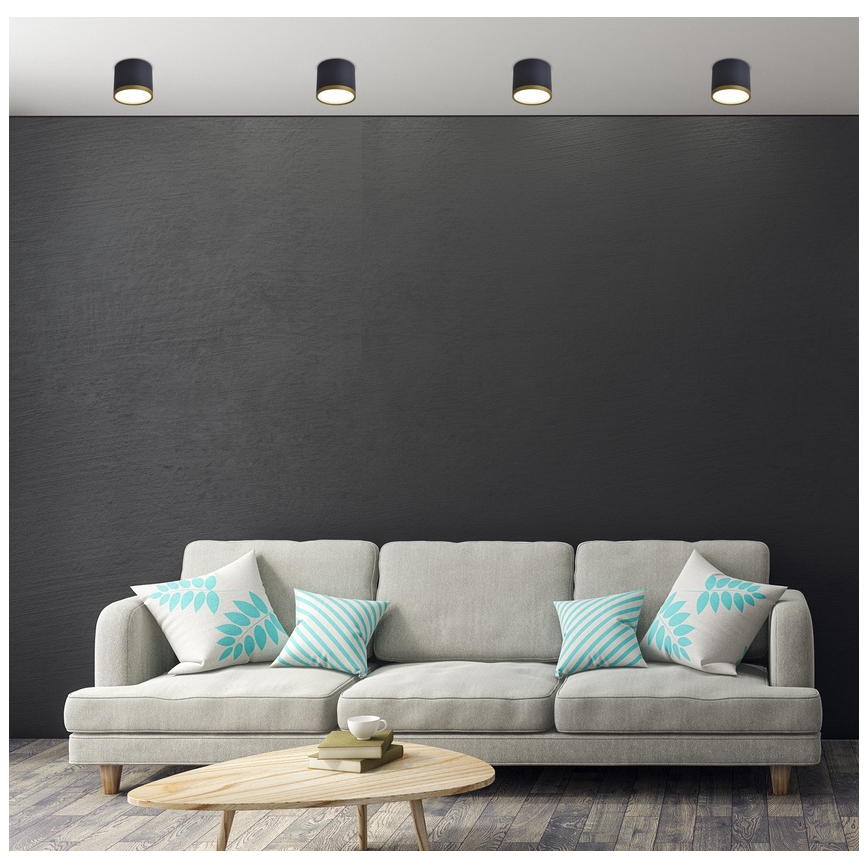 LED Bodové svietidlo TUBA LED/9W/230V čierna/zlatá