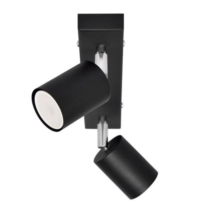 LED Bodové svietidlo TUNE 2xGU10/4,8W/230V čierna