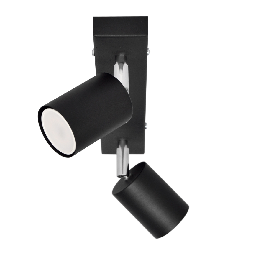 LED Bodové svietidlo TUNE 2xGU10/4,8W/230V čierna