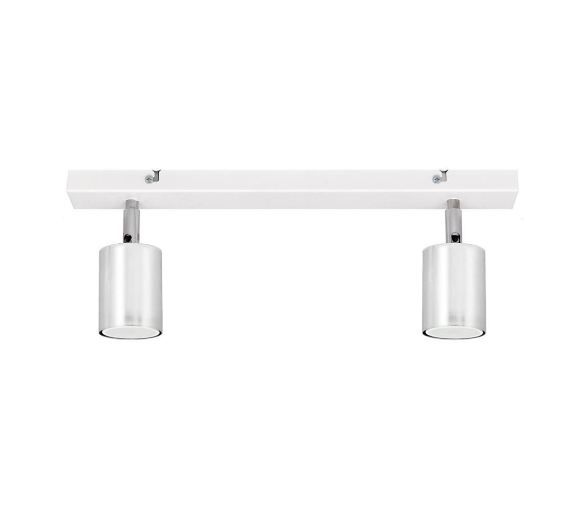 LED Bodové svietidlo TUNE 2xGU10/4,8W/230V matný chróm/biela