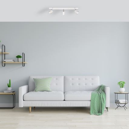 LED Bodové svietidlo TUNE 3xGU10/4,8W/230V biela