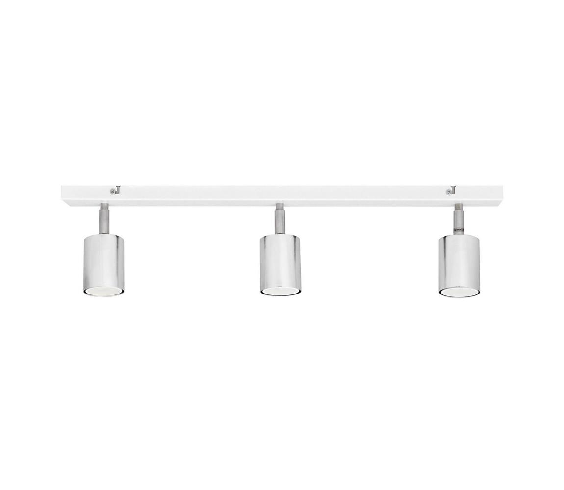  LED Bodové svietidlo TUNE 3xGU10/4,8W/230V matný chróm/biela R-L 1927/3 WT+CH+CH