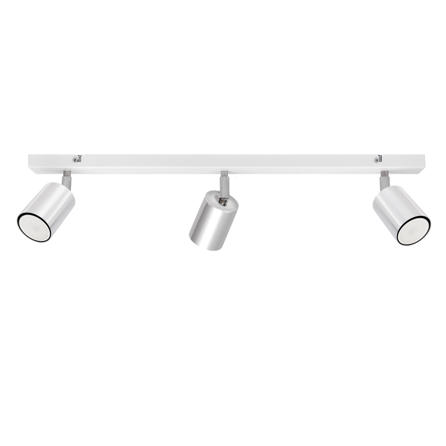 LED Bodové svietidlo TUNE 3xGU10/4,8W/230V matný chróm/biela