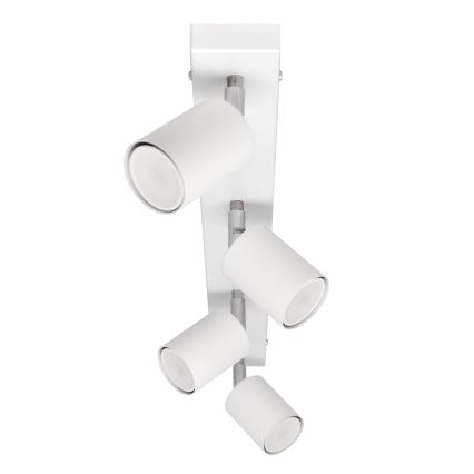 LED Bodové svietidlo TUNE 4xGU10/4,8W/230V biela