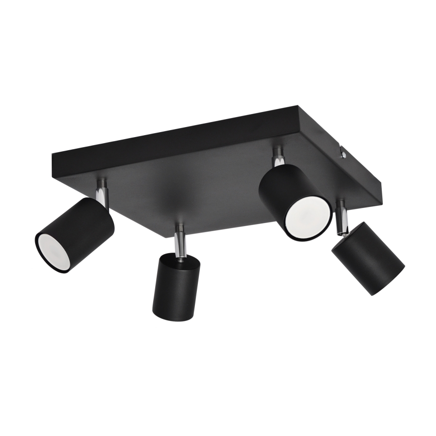 LED Bodové svietidlo TUNE 4xGU10/4,8W/230V čierna