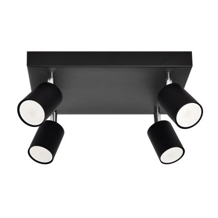 LED Bodové svietidlo TUNE 4xGU10/4,8W/230V čierna