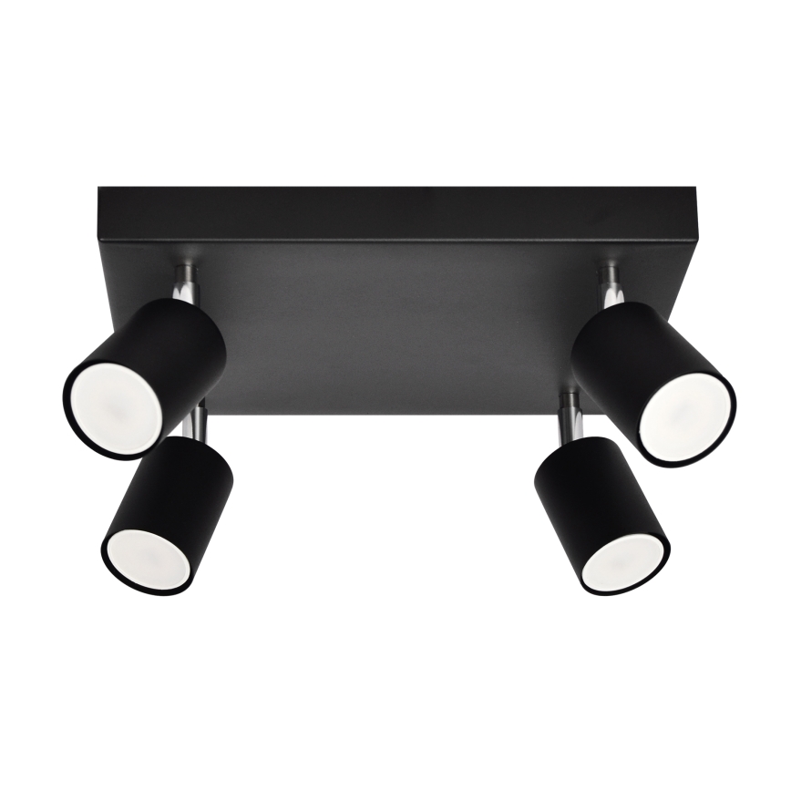 LED Bodové svietidlo TUNE 4xGU10/4,8W/230V čierna
