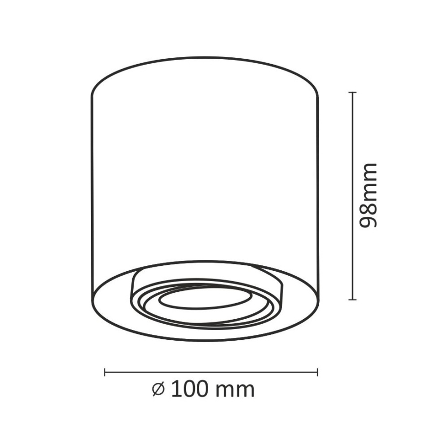 LED Bodové svietidlo XENO LED/15W/230V biela 1200lm