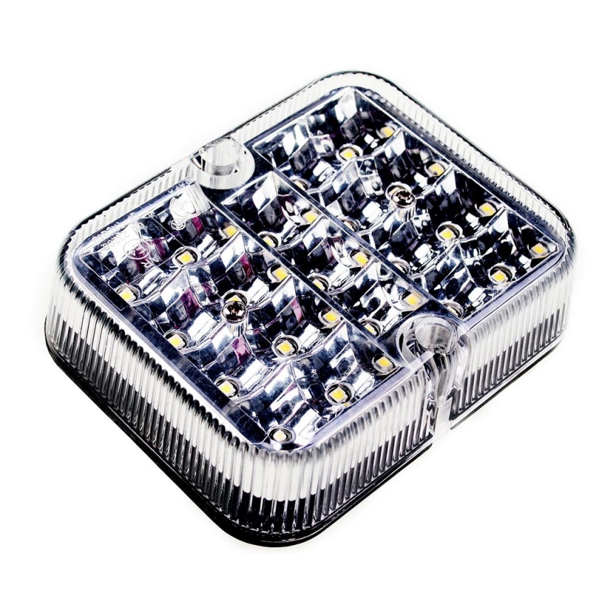 LED Cúvacie svetlo automobilu SINGLE LED/1W/12V IP67 strieborná