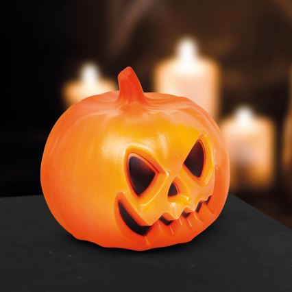 LED Dekorácia so zvukovým efektom HALLOWEEN LED/3xAAA tekvica