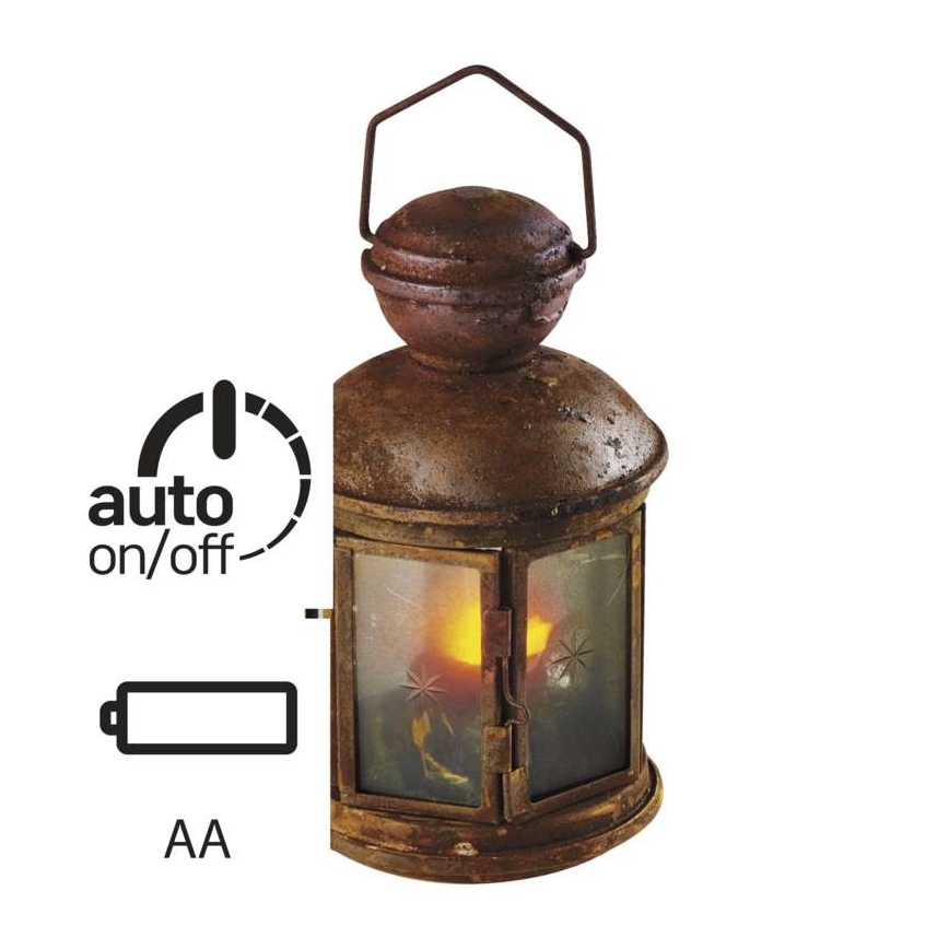 LED Dekoračná lucerna VINTAGE 1xLED/1,5W/3xAA