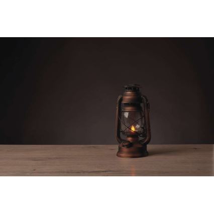 LED Dekoračná petrolejka VINTAGE 1xLED/1,5W/3xAA