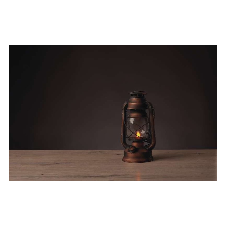 LED Dekoračná petrolejka VINTAGE 1xLED/1,5W/3xAA