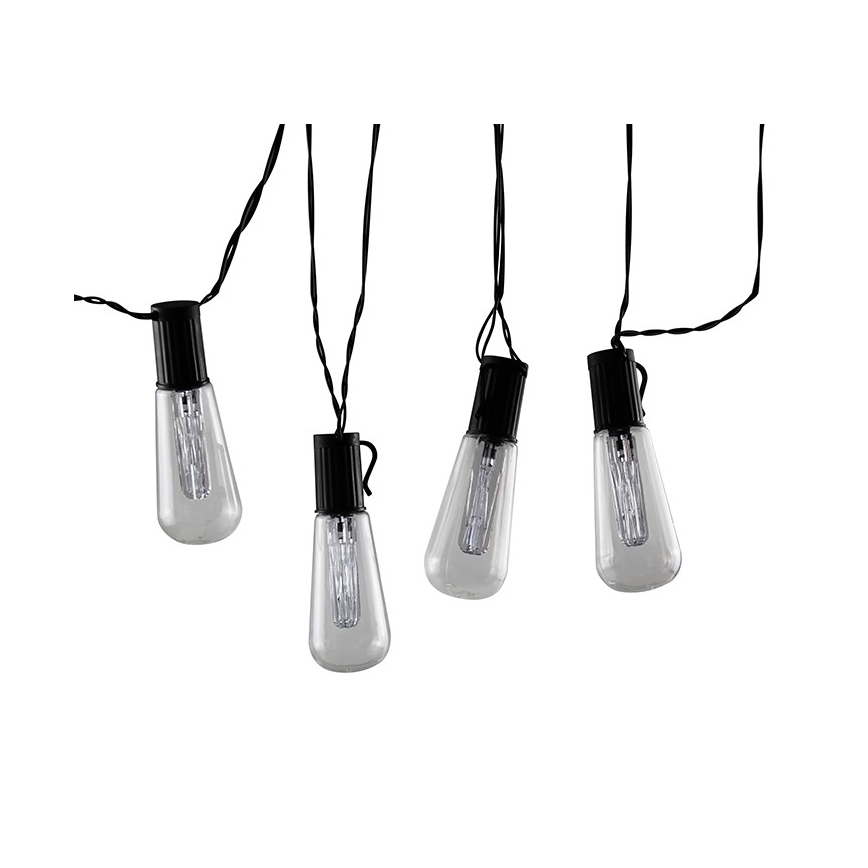LED Dekoračná reťaz EDISON 2,65 m 10xLED/2xAA