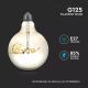 LED Dekoračná žiarovka FILAMENT G125 E27/5W/230V 2200K