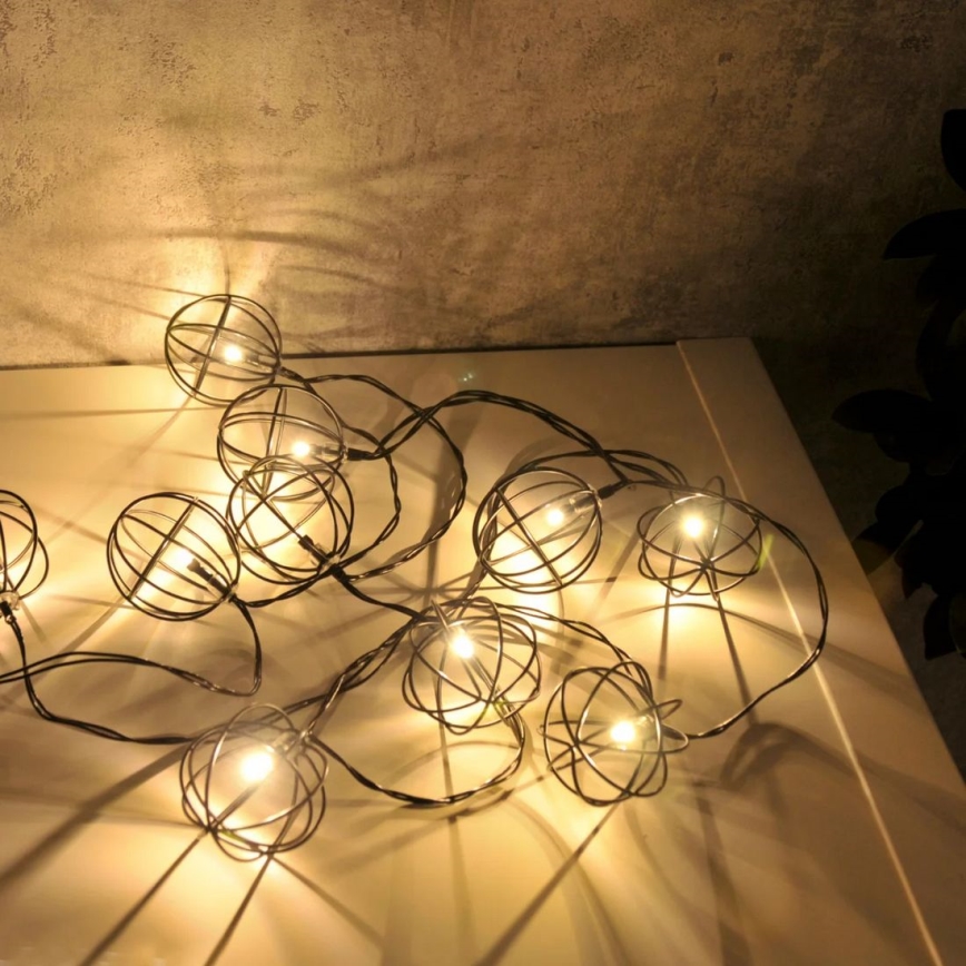 LED Dekoračné osvetlenie VIIBORG 10xLED/2xAA
