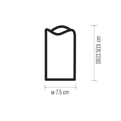 LED Dekoračné sviečky 3xLED/0,06W/3xAAA + diaľkové ovládanie
