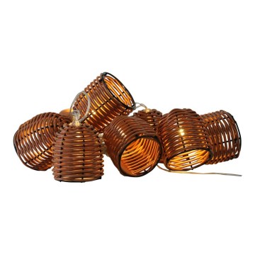 LED Dekoračné svietidlo KORG 10xLED/2xAA