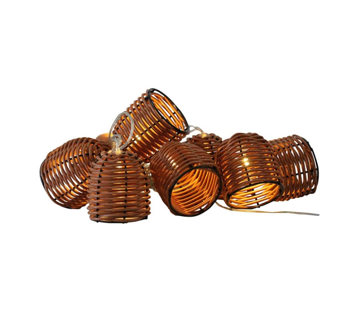 LED Dekoračné svietidlo KORG 10xLED/2xAA 313034