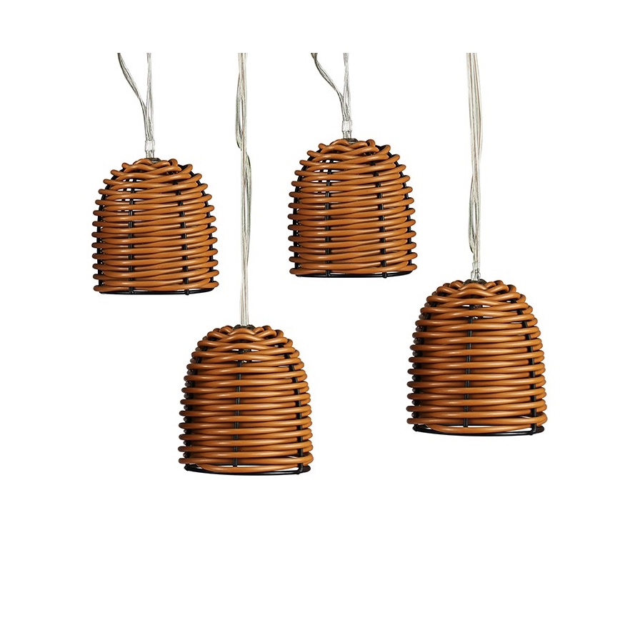 LED Dekoračné svietidlo KORG 10xLED/2xAA