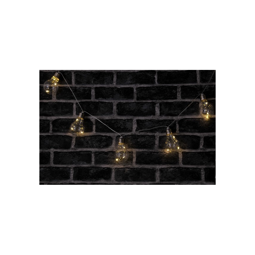 LED dekoračný reťazec SMOLDER 2,1 m 10xLED/2xAA