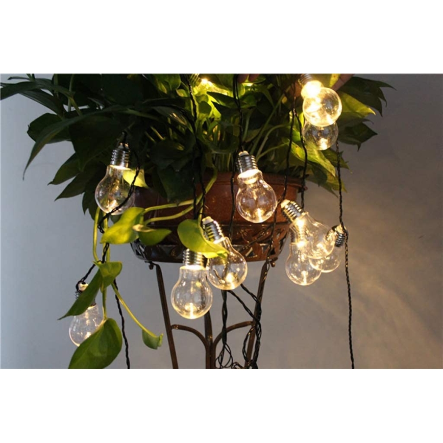 LED Dekoratívna reťaz SMOLDER 2,1 m 10xLED/2xAA
