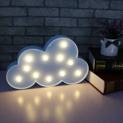 LED Dekoratívne svietidlo CLOUD LED/2xAA