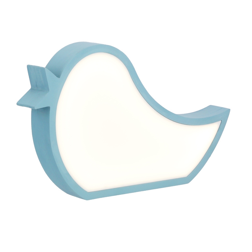 LED Detská stolná lampa BIRD LED/12W/230V modrá