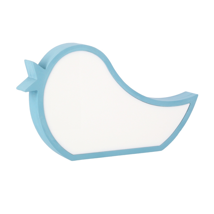LED Detská stolná lampa BIRD LED/12W/230V modrá