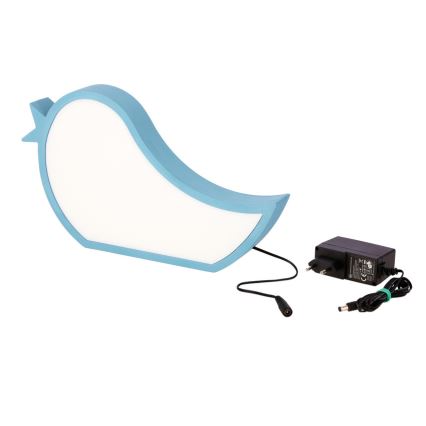 LED Detská stolná lampa BIRD LED/12W/230V modrá