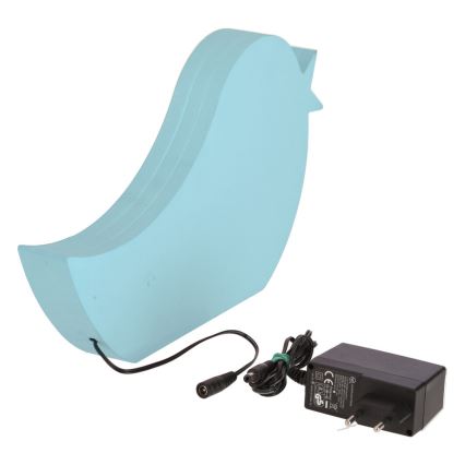 LED Detská stolná lampa BIRD LED/12W/230V modrá