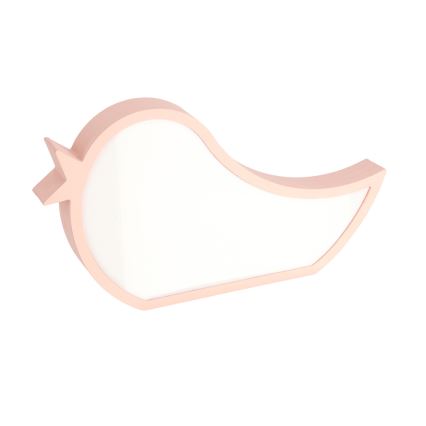 LED Detská stolná lampa BIRD LED/12W/230V ružová