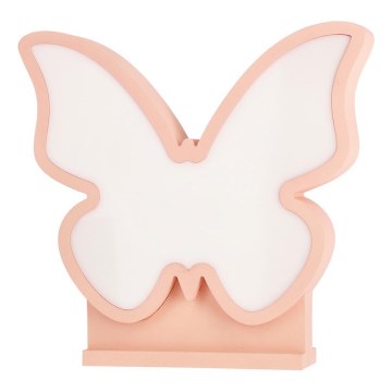 LED Detská stolná lampa BUTTERFLY LED/14W/230V ružová