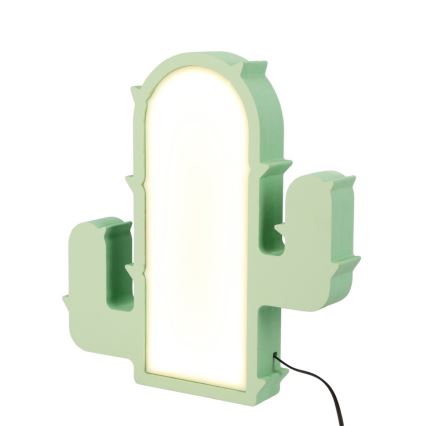 LED Detská stolná lampa CACTUS LED/10W/230V zelená
