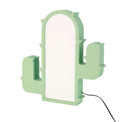 LED Detská stolná lampa CACTUS LED/10W/230V zelená