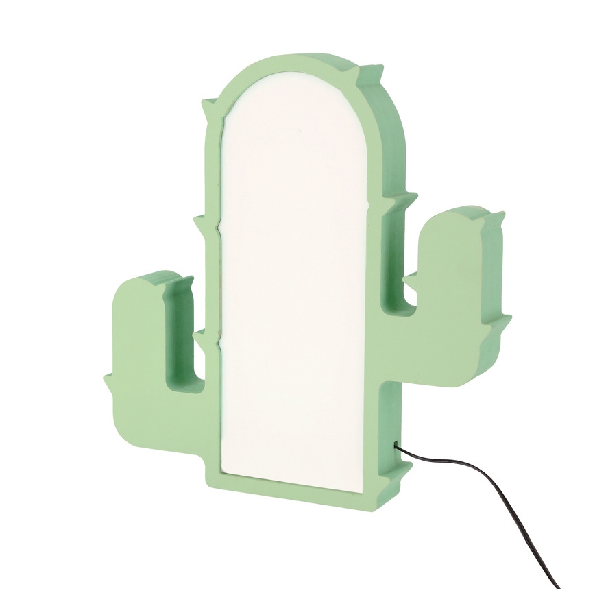 LED Detská stolná lampa CACTUS LED/10W/230V zelená