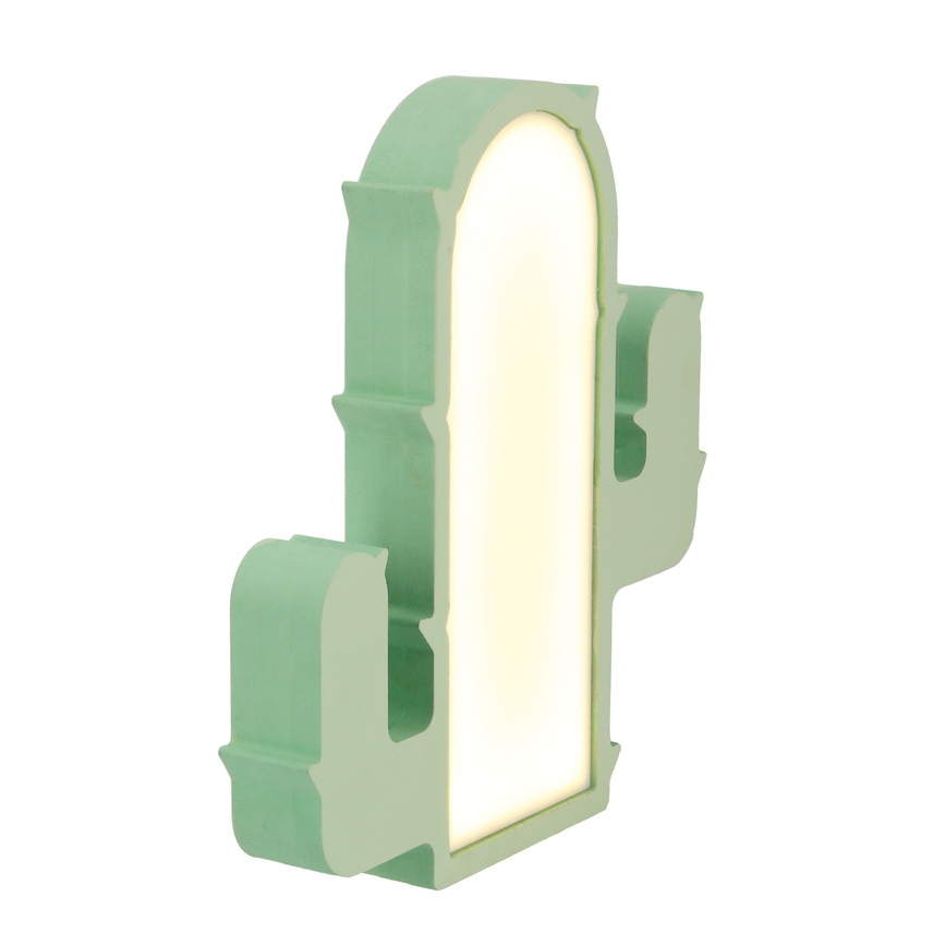 LED Detská stolná lampa CACTUS LED/10W/230V zelená