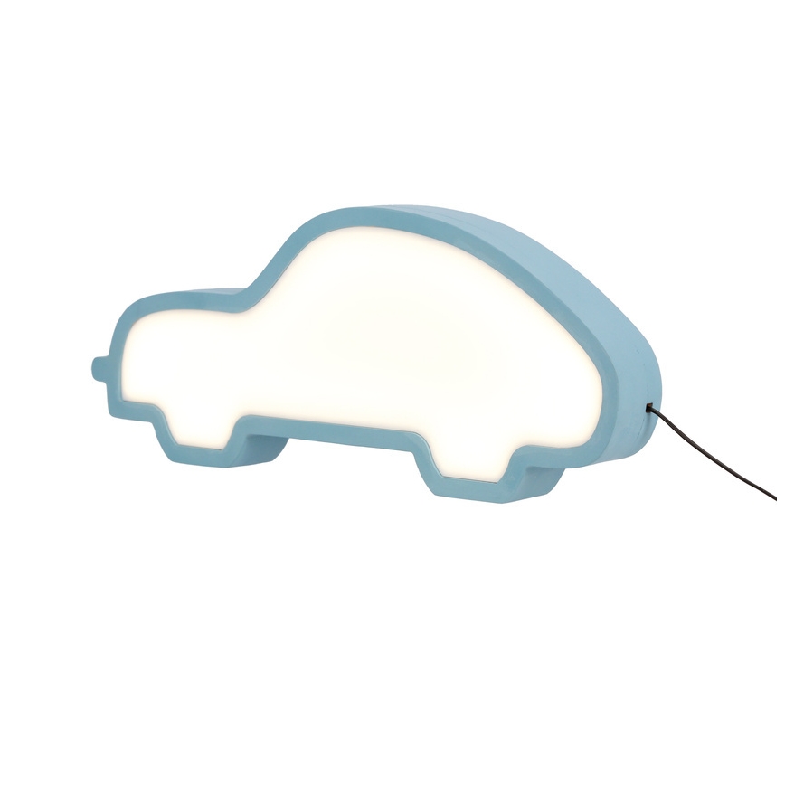 LED Detská stolná lampa CAR LED/11W/230V modrá